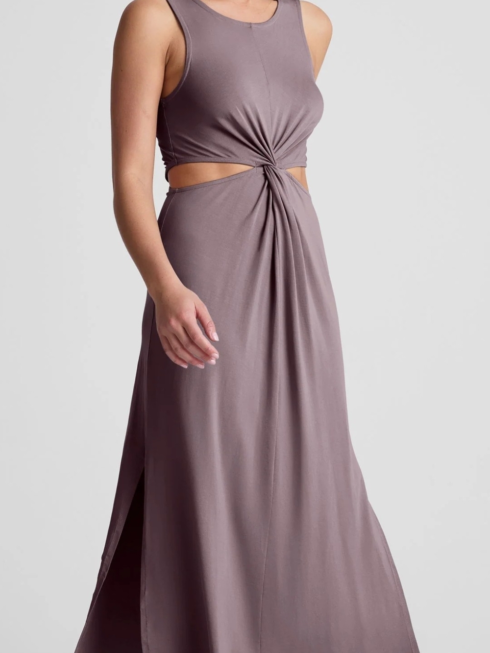 Beyond Yoga Around The World Front Twist DressWoodland / L